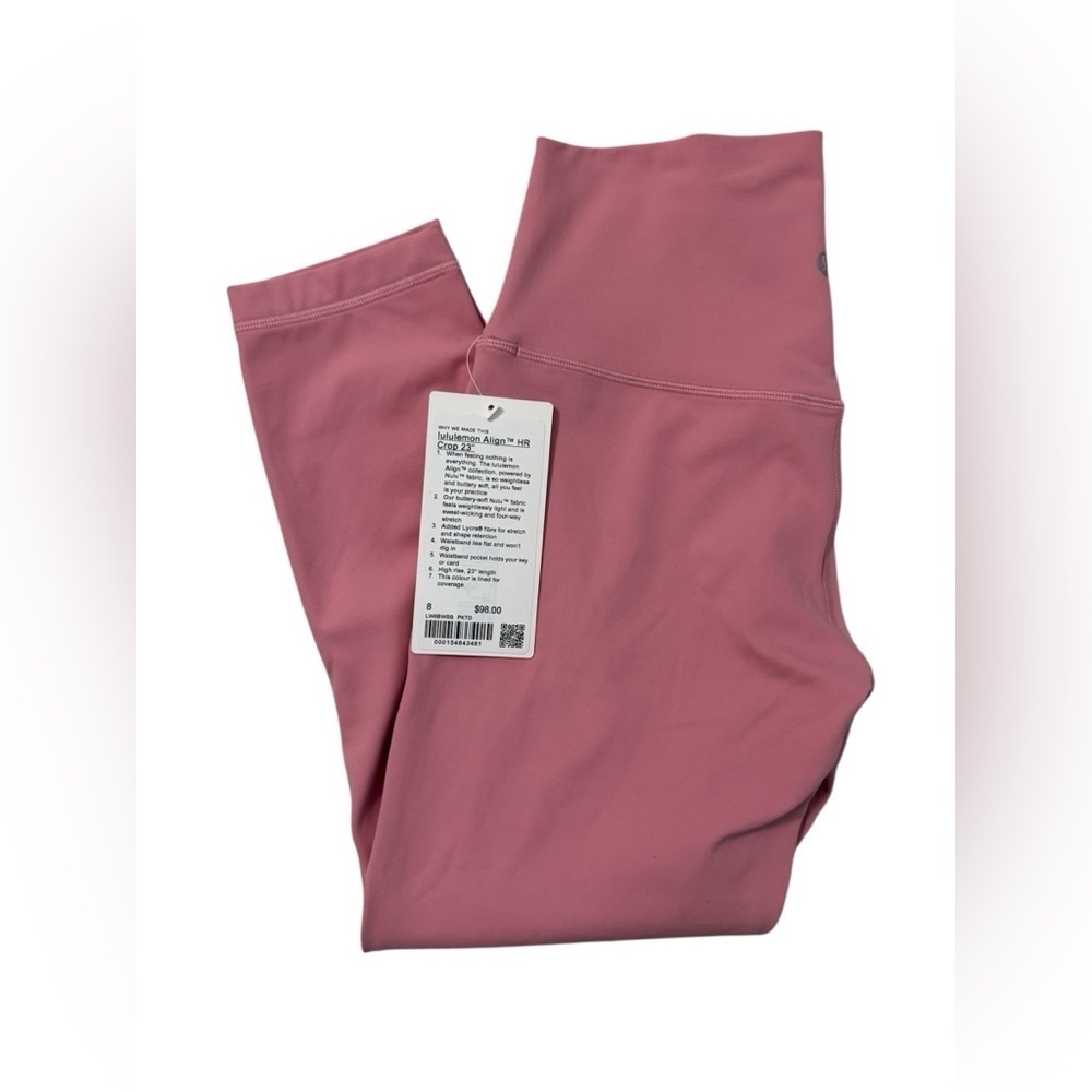 Lululemon Align High-Rise Crop 23"' in Pink Tide - Picture 4 of 6
